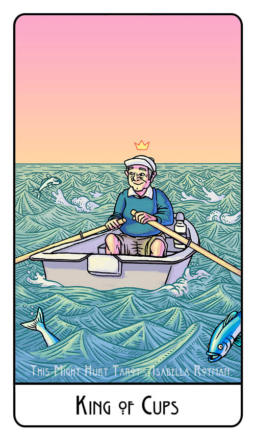 King of Cups — This Might Hurt Tarot