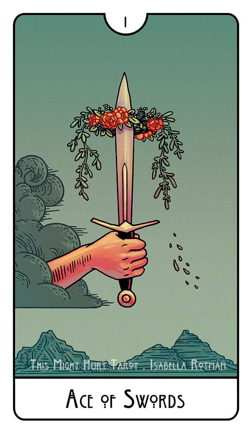 Ace of Swords — This Might Hurt Tarot