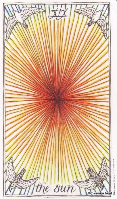 The Sun — The Wild Unknown Tarot
