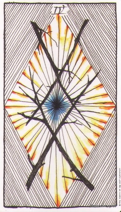 Four of Wands — The Wild Unknown Tarot