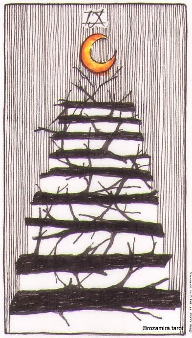 Nine of Wands — The Wild Unknown Tarot