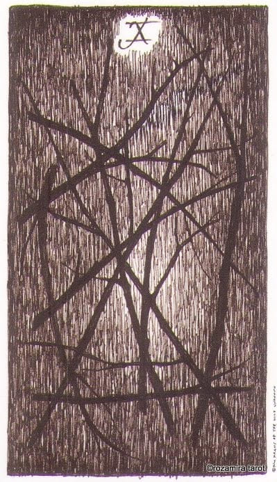 Ten of Wands — The Wild Unknown Tarot