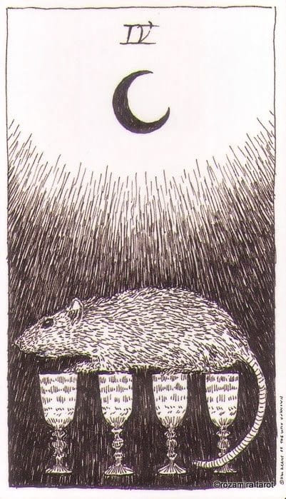 Four of Cups — The Wild Unknown Tarot