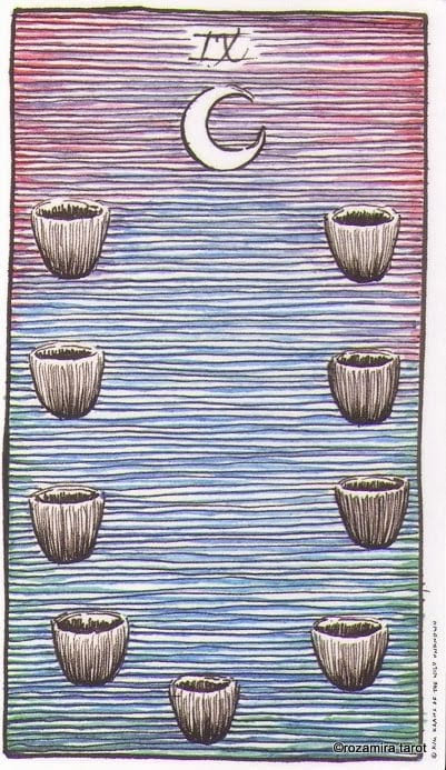 Nine of Cups — The Wild Unknown Tarot