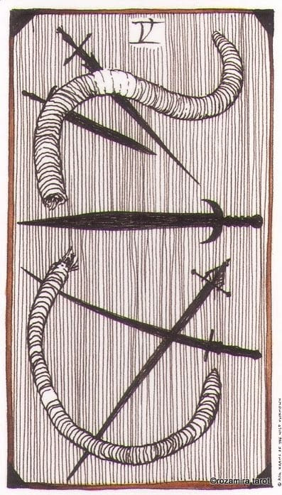 Five of Swords — The Wild Unknown Tarot