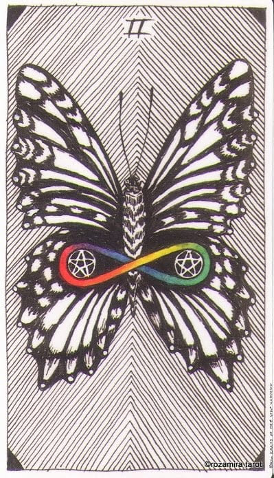 Dos de Oros — The Wild Unknown Tarot