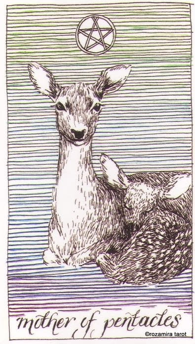 Queen of Pentacles — The Wild Unknown Tarot