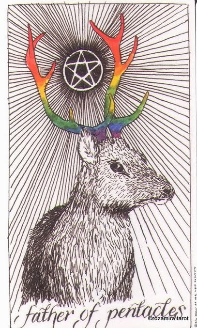 King of Pentacles — The Wild Unknown Tarot