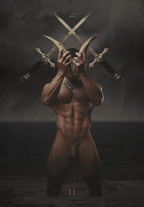 Two of Swords — The Sabbath Tarot