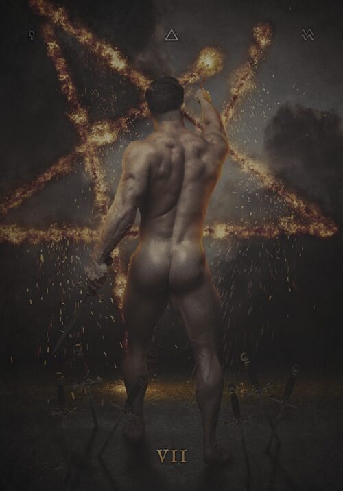 Siete de Espadas — The Sabbath Tarot