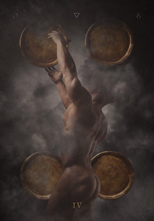 Cuatro de Oros — The Sabbath Tarot