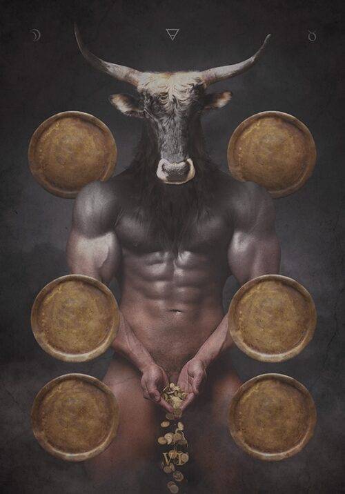 Seis de Oros — The Sabbath Tarot