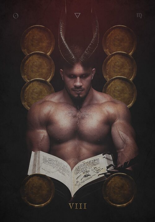 Ocho de Oros — The Sabbath Tarot