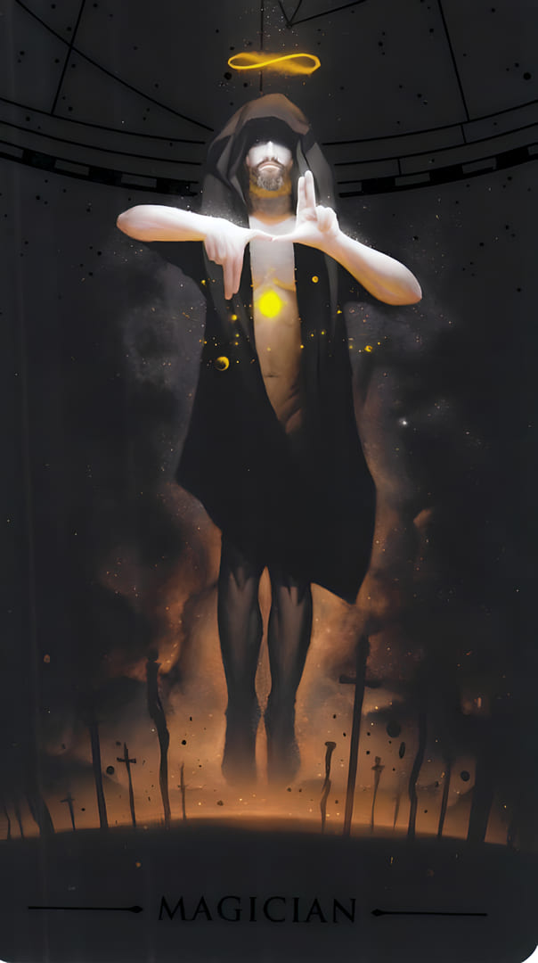 The Magician — True Black Tarot