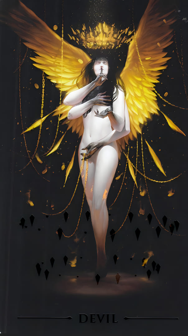 The Devil — True Black Tarot