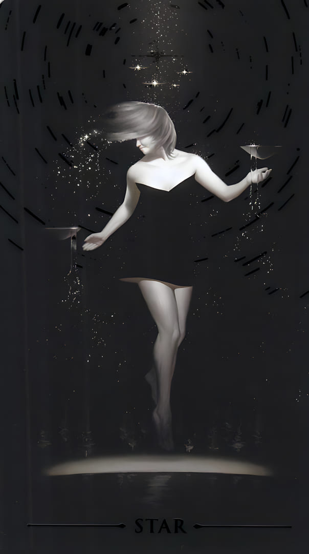 The Star — True Black Tarot