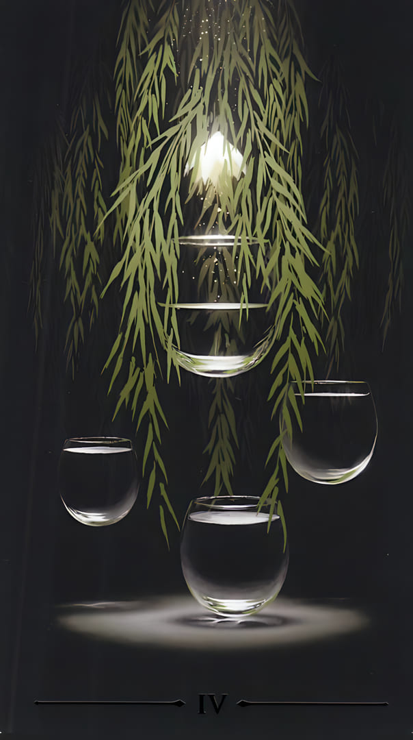 Four of Cups — True Black Tarot