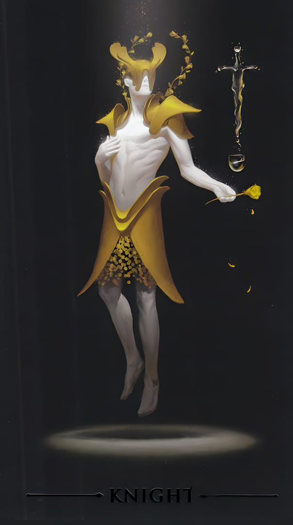 Knight of Cups — True Black Tarot