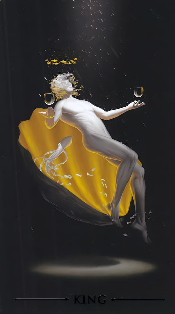 King of Cups — True Black Tarot