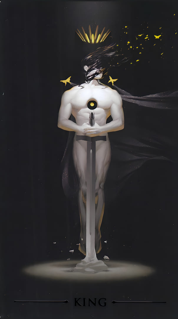 King of Swords — True Black Tarot