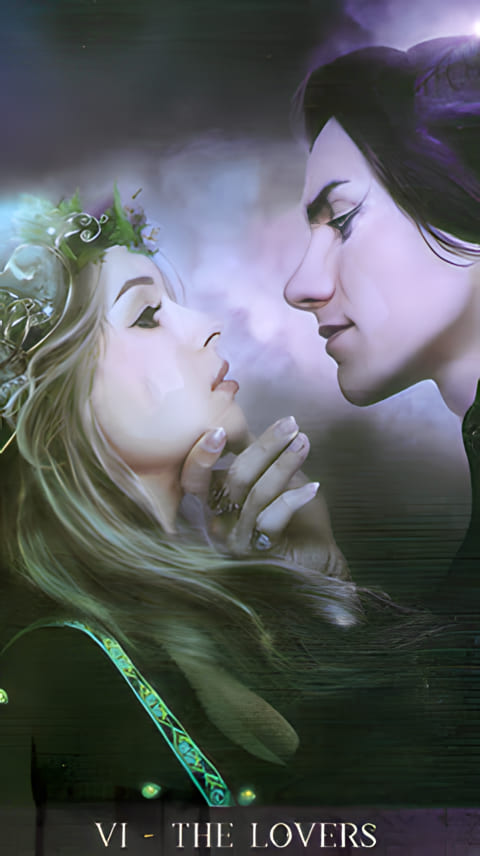 The Lovers — Tarot de la Nuit