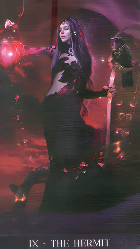 The Hermit — Tarot de la Nuit