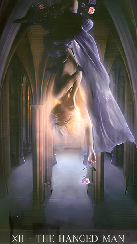 The Hanged Man — Tarot de la Nuit