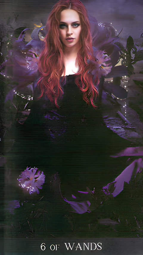 Six of Wands — Tarot de la Nuit