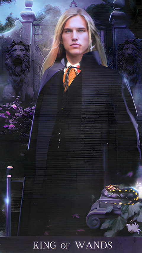 King of Wands — Tarot de la Nuit