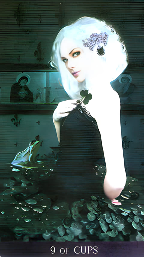 Nine of Cups — Tarot de la Nuit