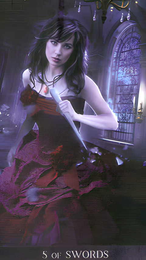 Five of Swords — Tarot de la Nuit