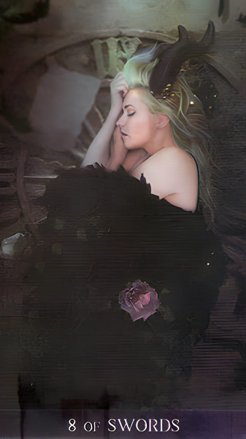 Eight of Swords — Tarot de la Nuit