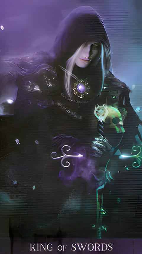 King of Swords — Tarot de la Nuit