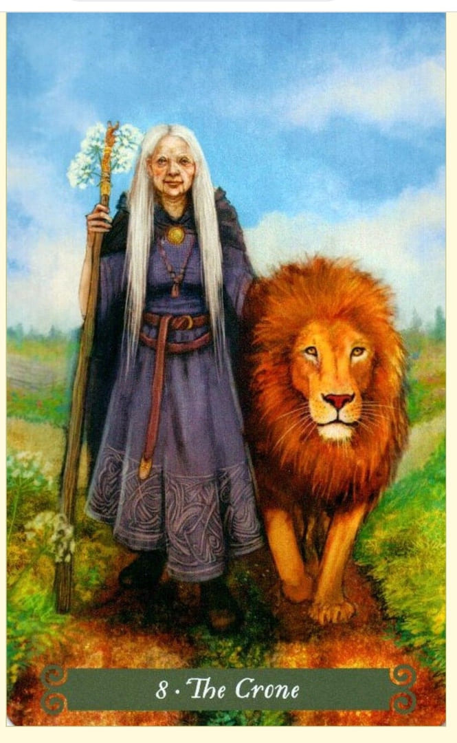 La Fuerza — Tarot de la Bruja Verde