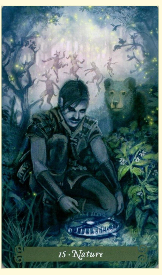 El Diablo — Tarot de la Bruja Verde