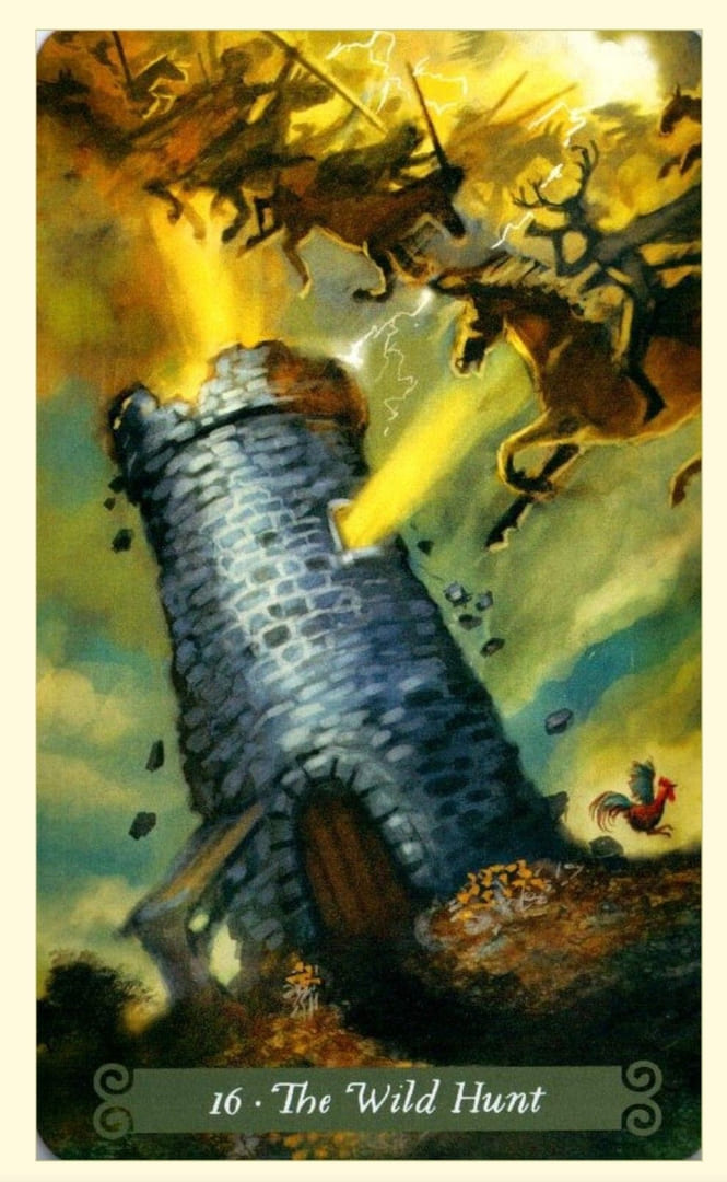 The Tower — The Green Witch Tarot
