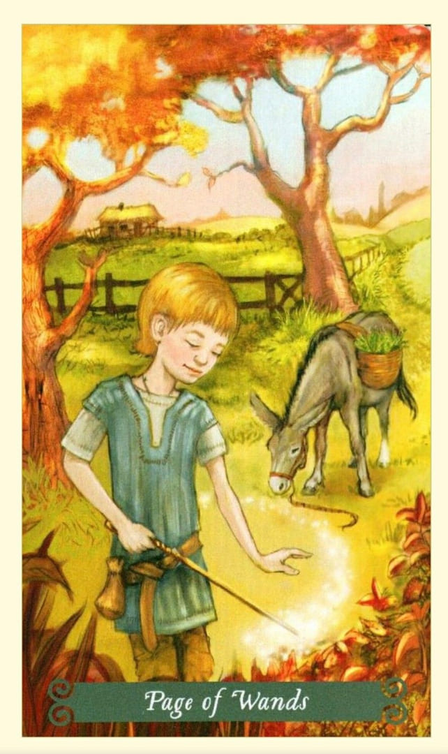 Page of Wands — The Green Witch Tarot