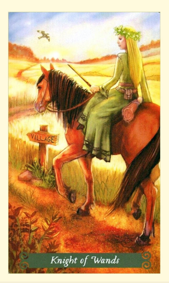 Knight of Wands — The Green Witch Tarot