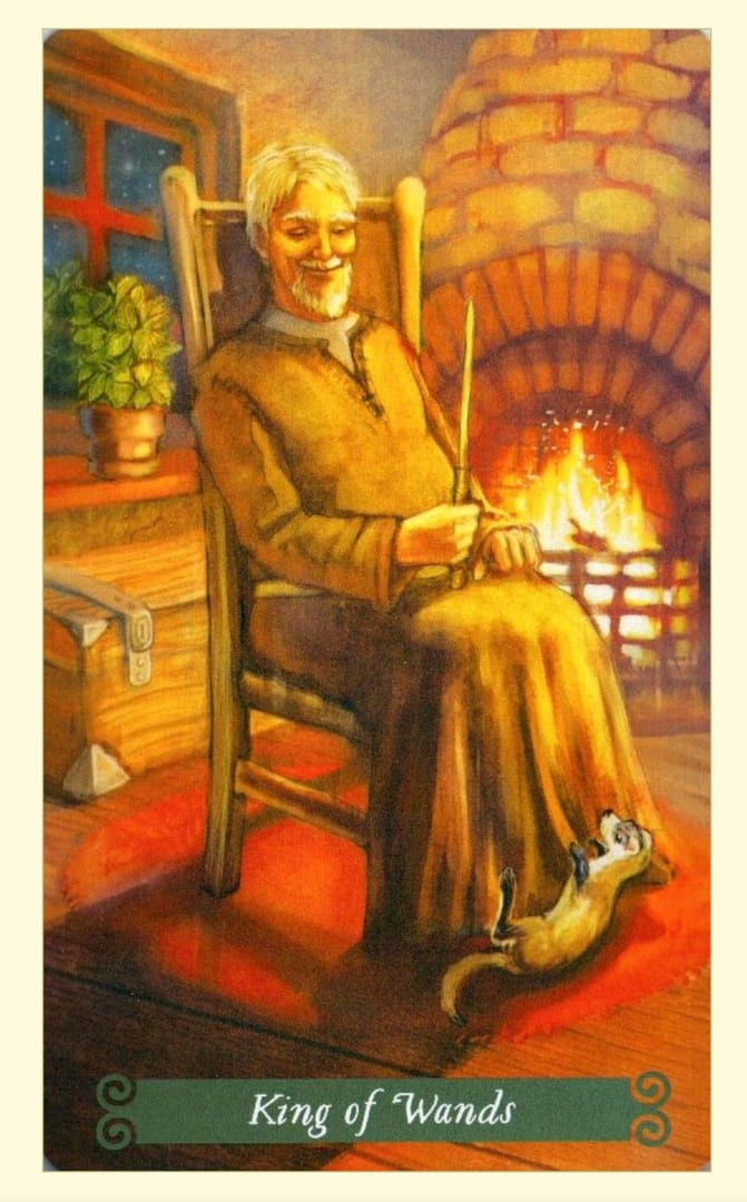 King of Wands — The Green Witch Tarot