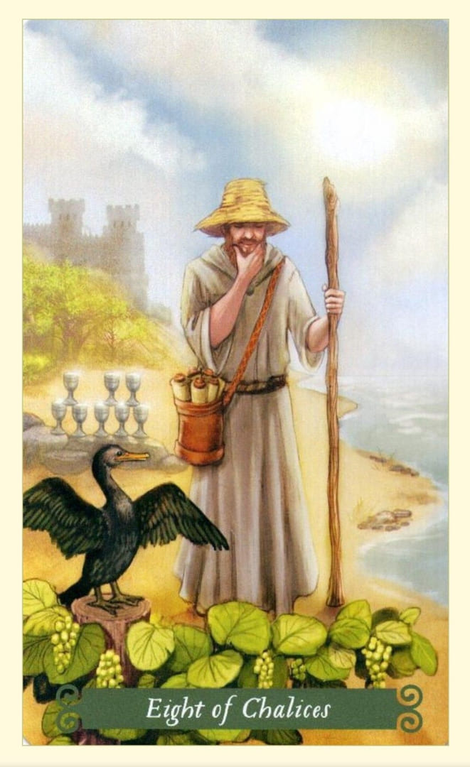 Eight of Cups — The Green Witch Tarot