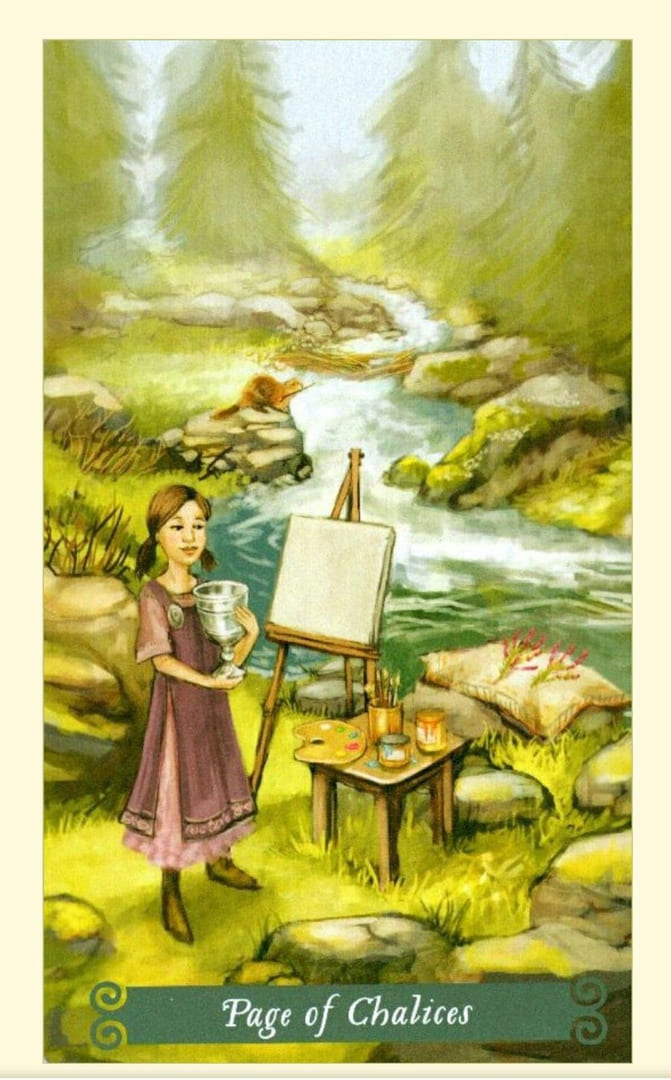 Page of Cups — The Green Witch Tarot