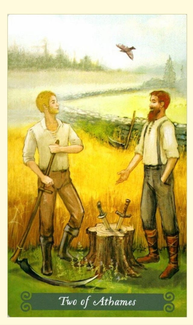 Two of Swords — The Green Witch Tarot