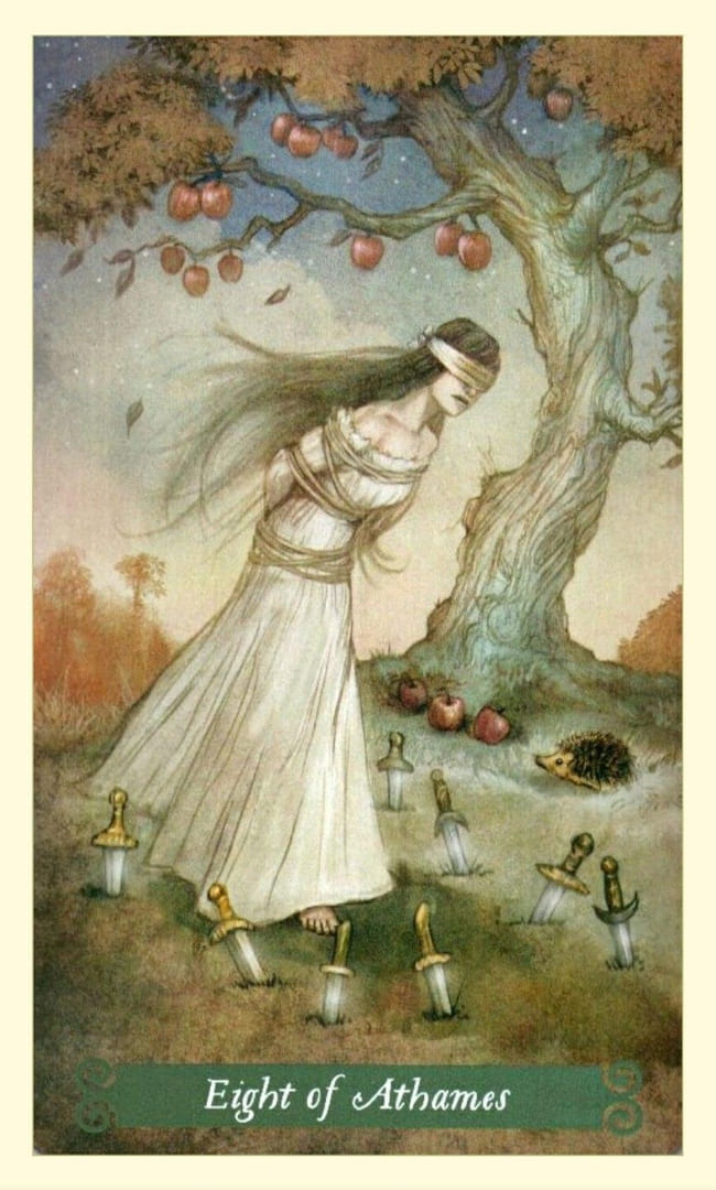 Eight of Swords — The Green Witch Tarot