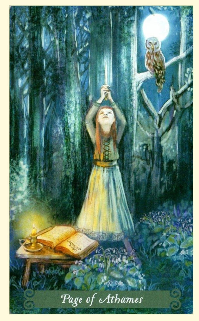 Page of Swords — The Green Witch Tarot