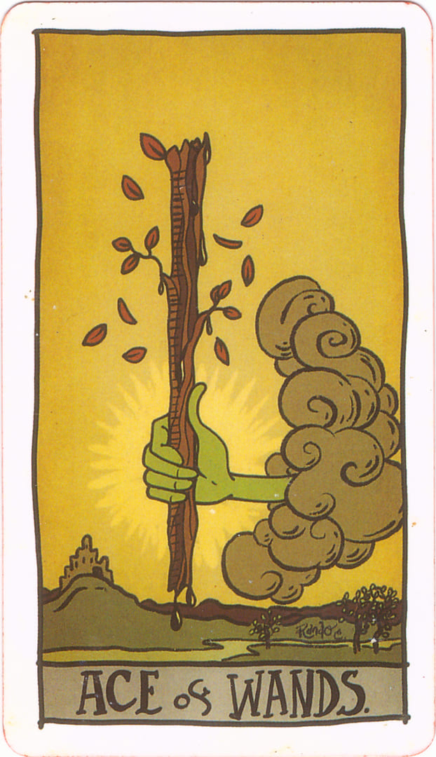 Ace of Wands — Tarot of the Unknown