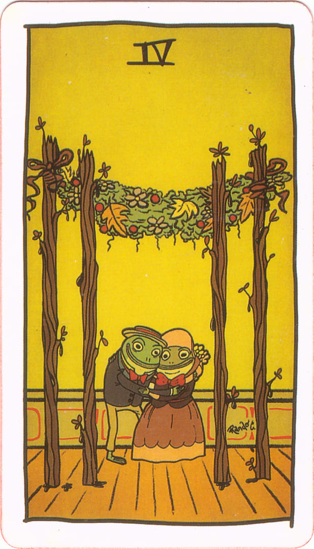 Four of Wands — Tarot of the Unknown