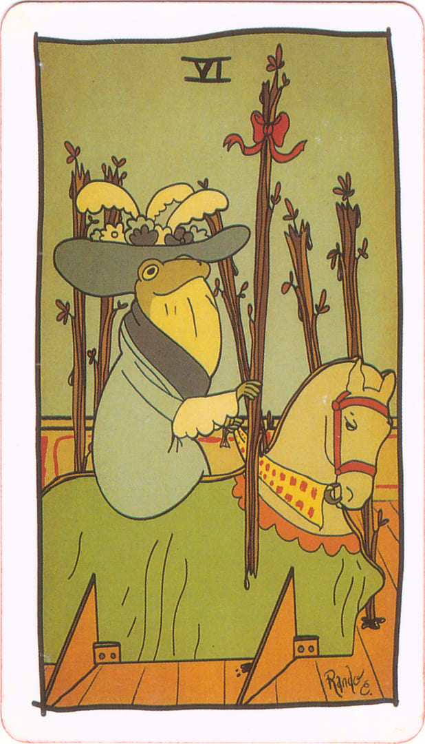 Six of Wands — Tarot of the Unknown