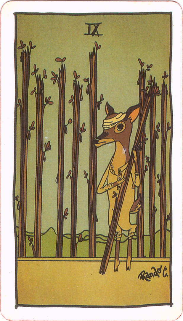 Nine of Wands — Tarot of the Unknown