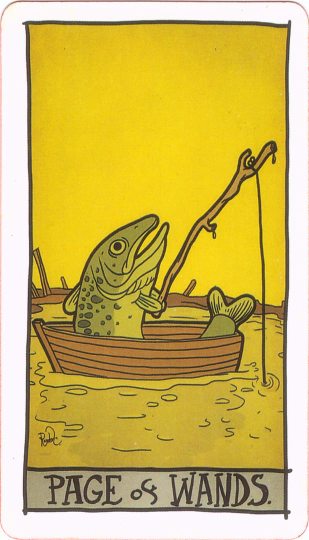 Page of Wands — Tarot of the Unknown