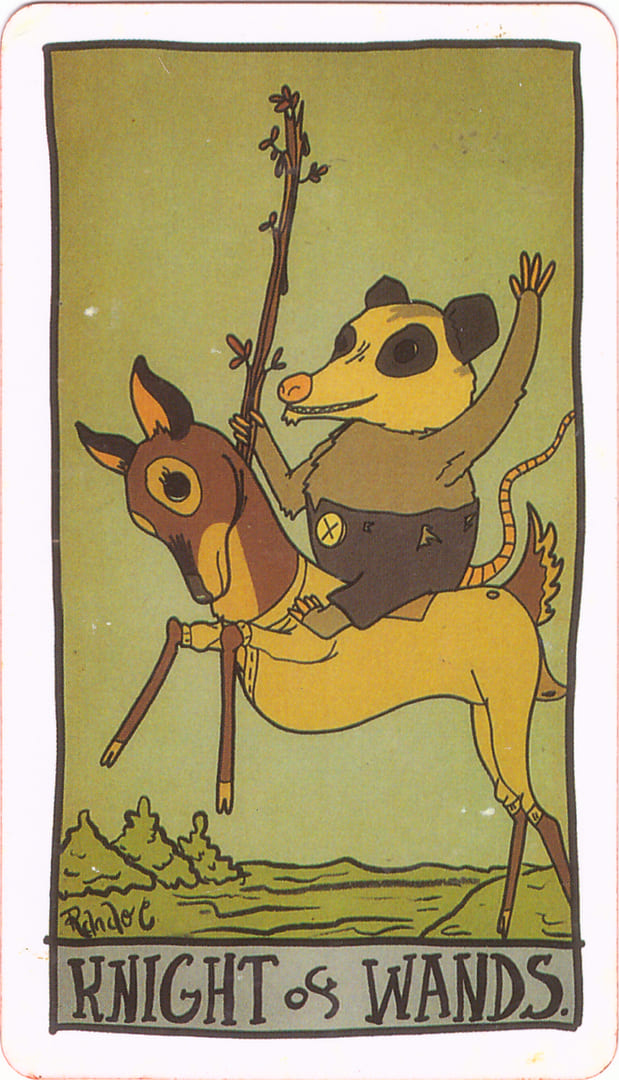 Knight of Wands — Tarot of the Unknown